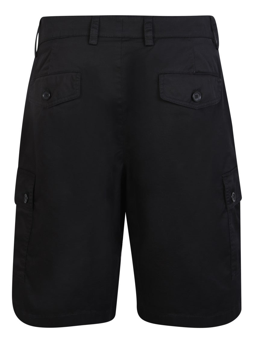 Dolce & Gabbana Black Shorts With Cargo Pockets