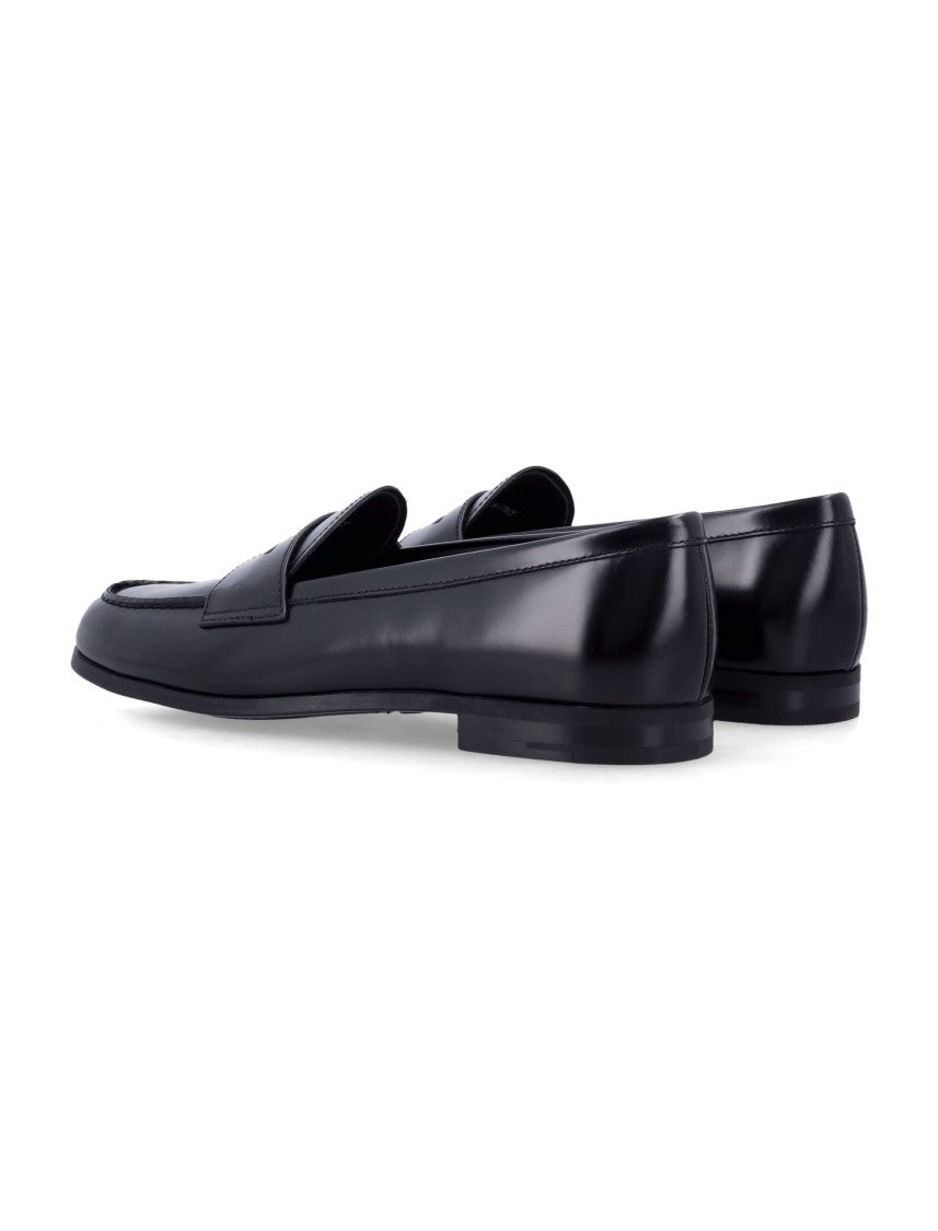 Church's Natalie Glossy-Smoked-Leather Penny Loafers