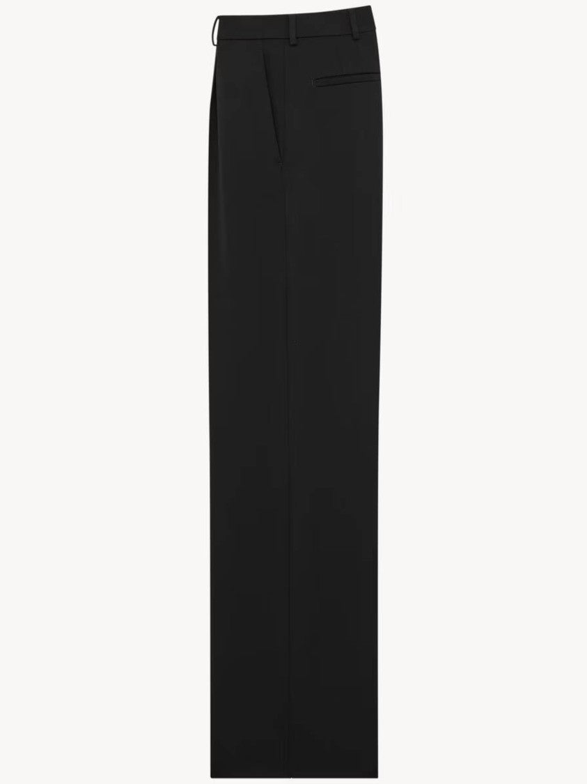 Saint Laurent Pantalon Base Straight-Leg Tailored Pants