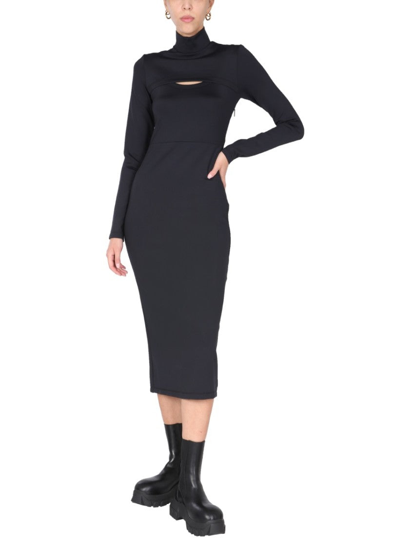 Ambush Polo Neck Midi Dress