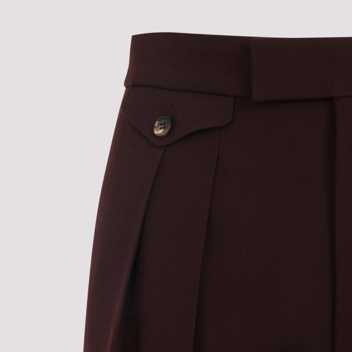 Chloé Dark Purple Wool Pants