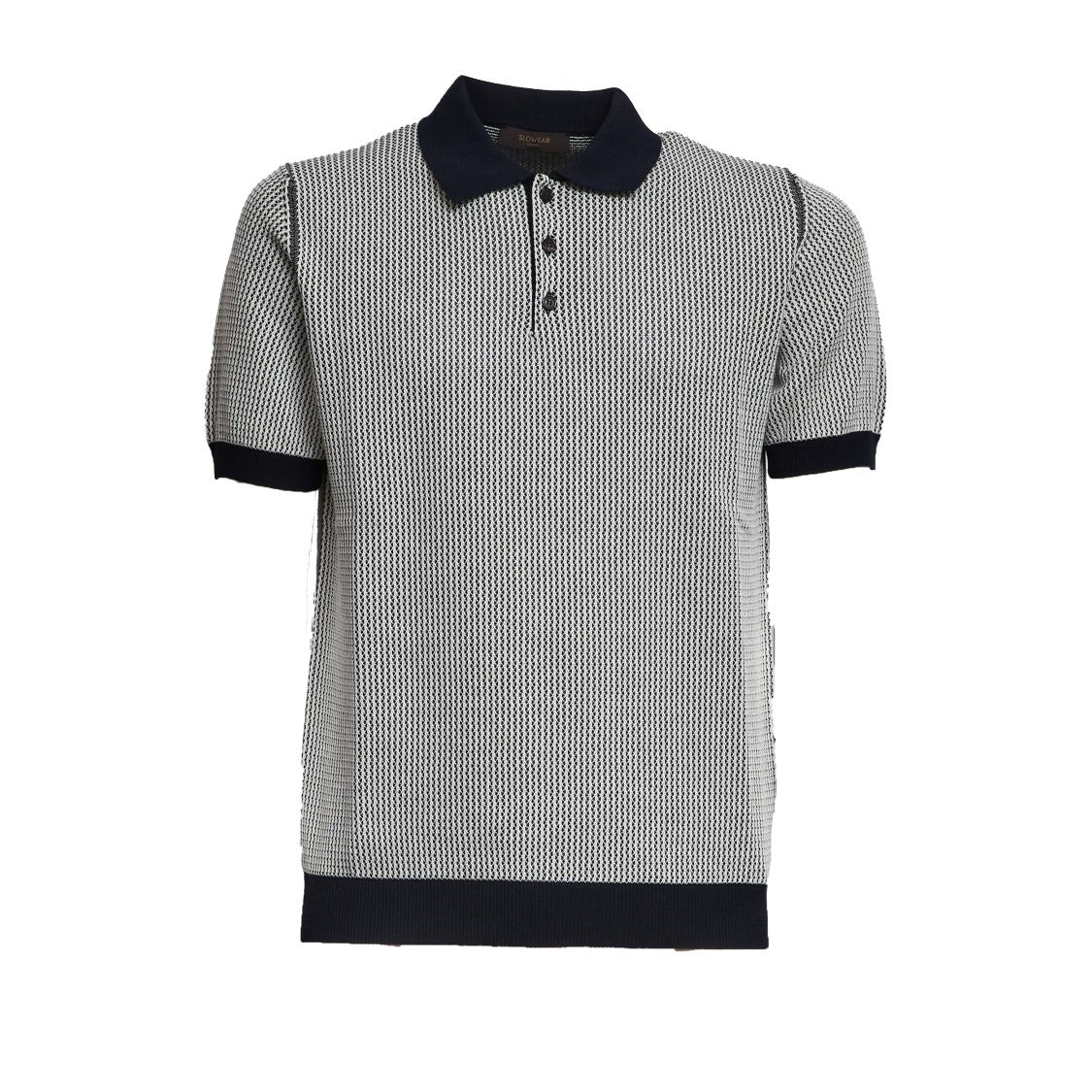Zanone Slim Fit Contrast Trim Polo Shirt