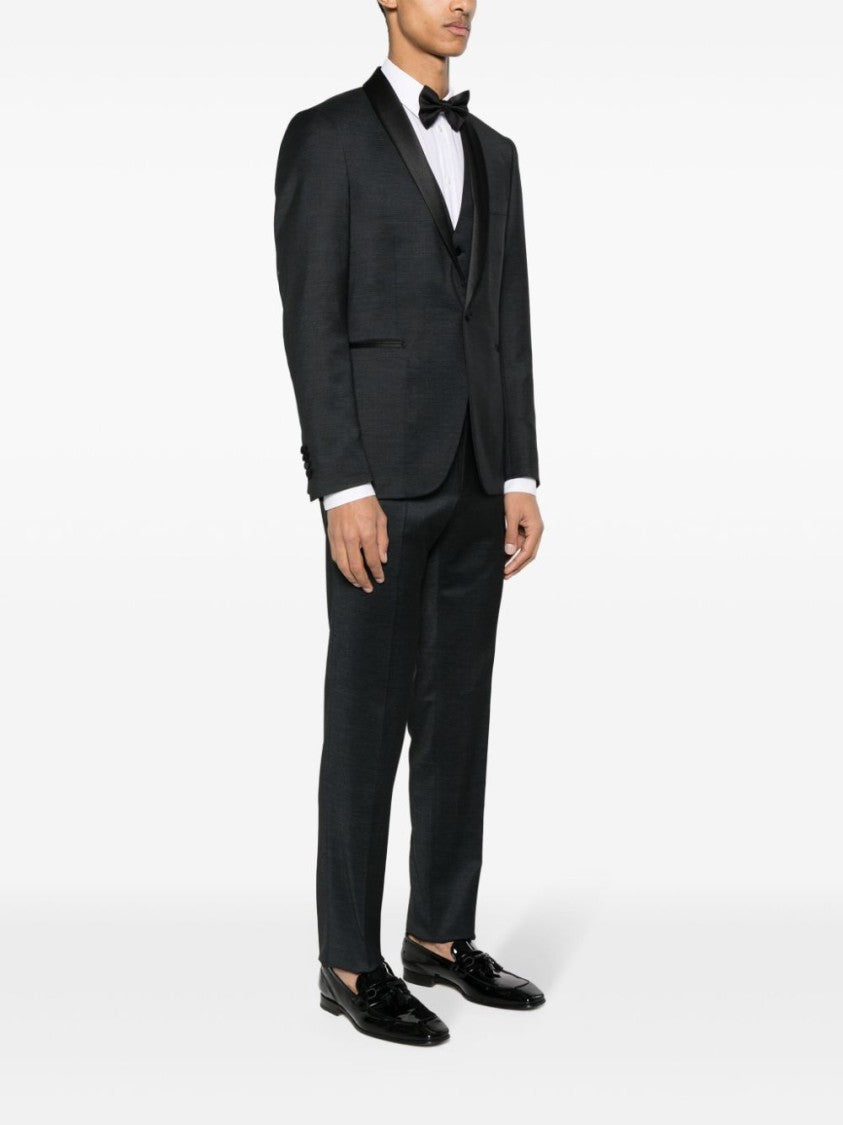 Tagliatore Single-Breasted Black Suit