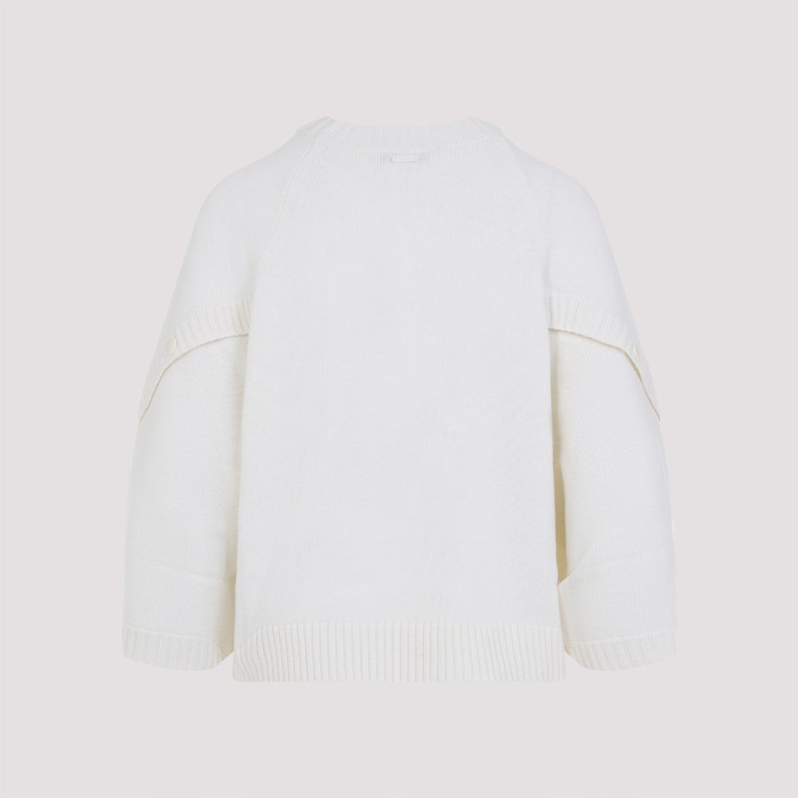 Max Mara Relaxed-Fit Wool-Cashmere Blend Sweater With Button Details