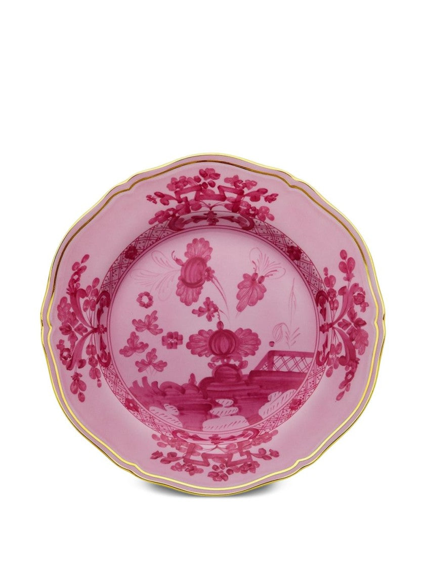 Ginori 1735 Scalloped Floral Porcelain Plate