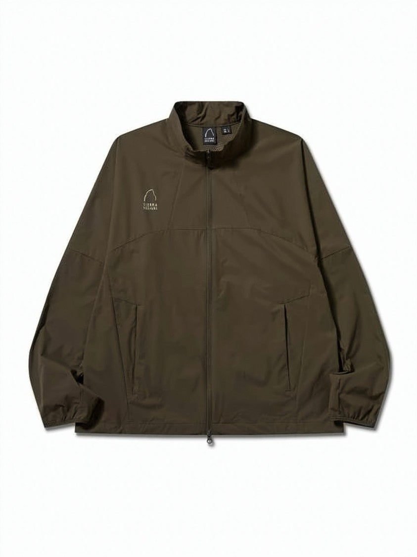 Sierra Designs High Collar Full-Zip Brown Jacket