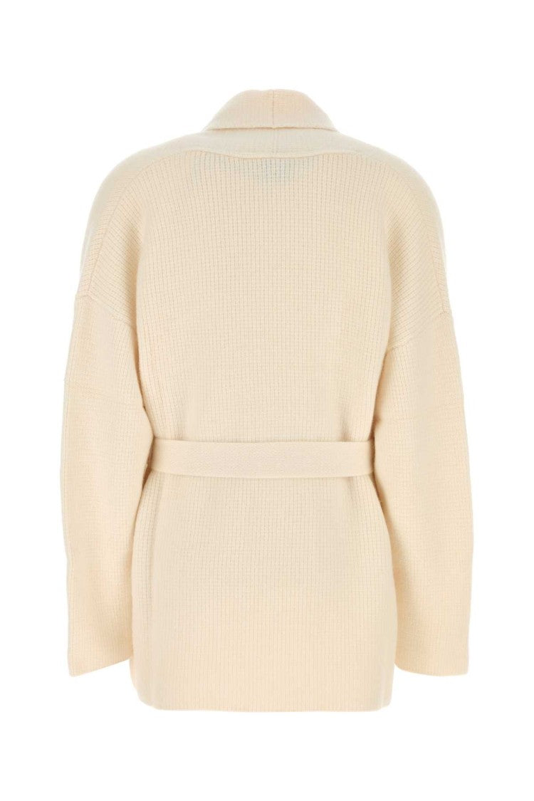 Le Kasha White Cashmere Lucern Cardigan