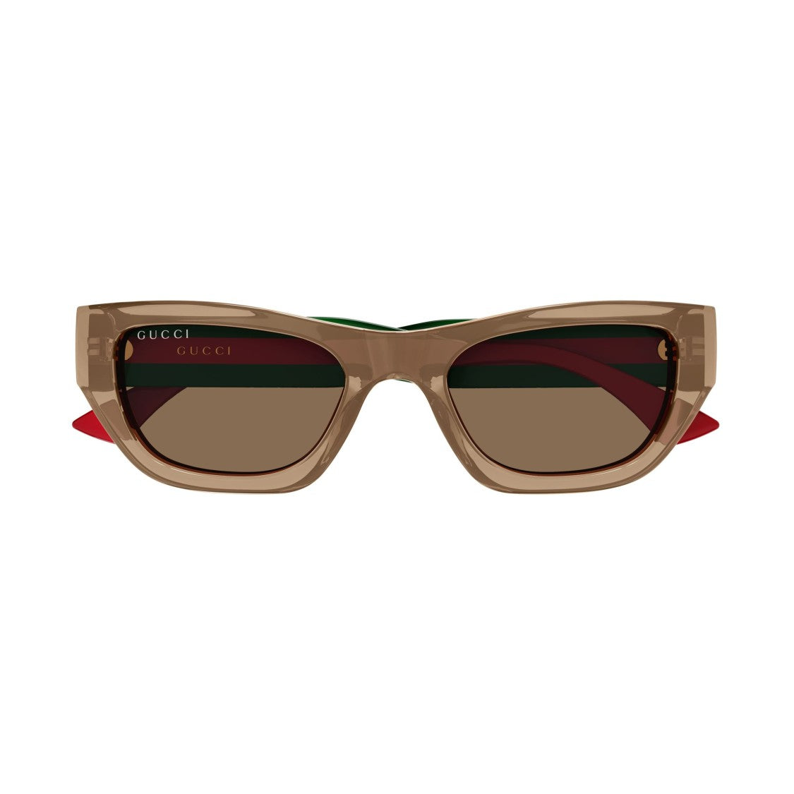 Gucci Gg2116s Translucent Brown Acetate Sunglasses
