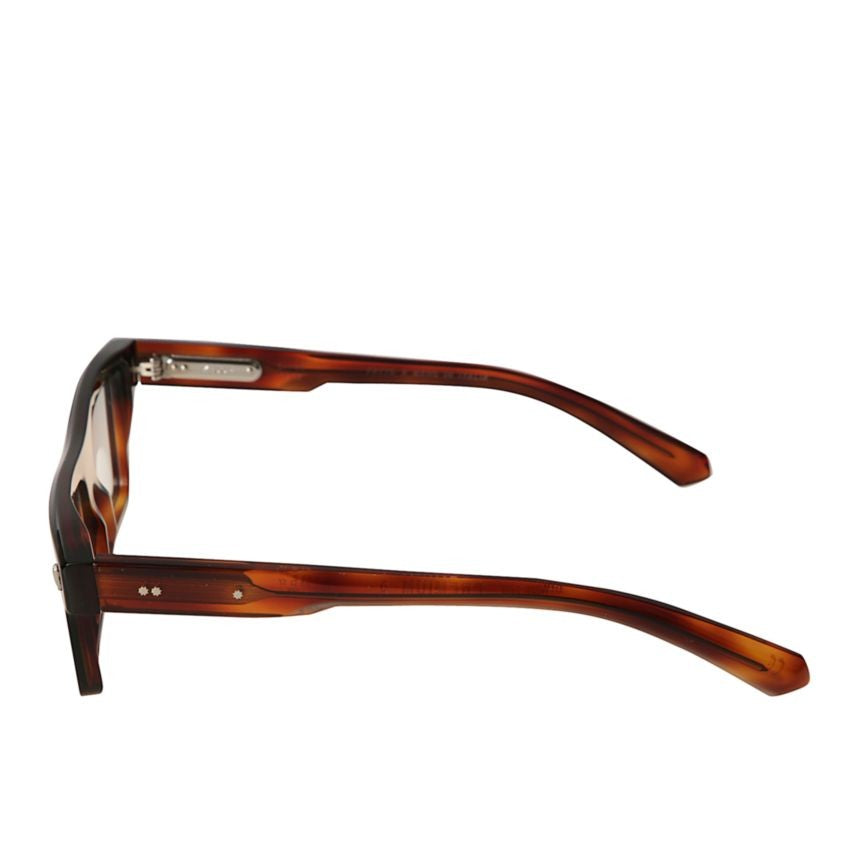 Kador Premium 3 Rectangular Tortoiseshell Frame Sunglasses With Metallic Accents