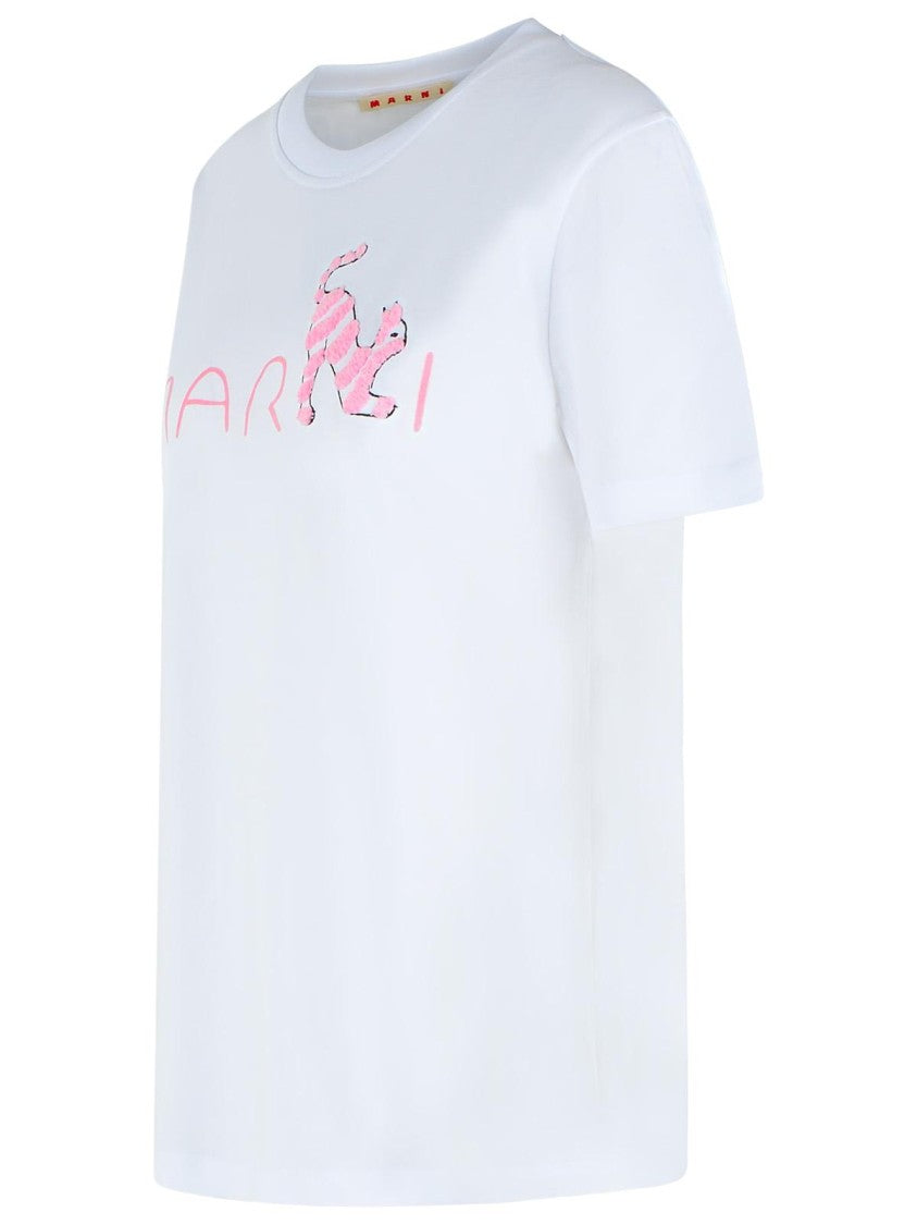 Marni White Cotton T-Shirt