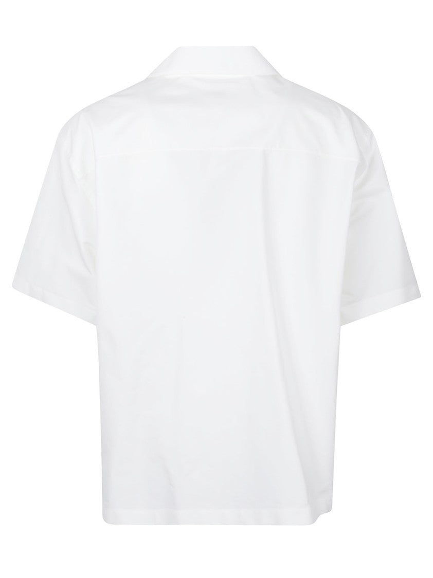 Bottega Veneta Boxy Cropped Camp Collar Shirt