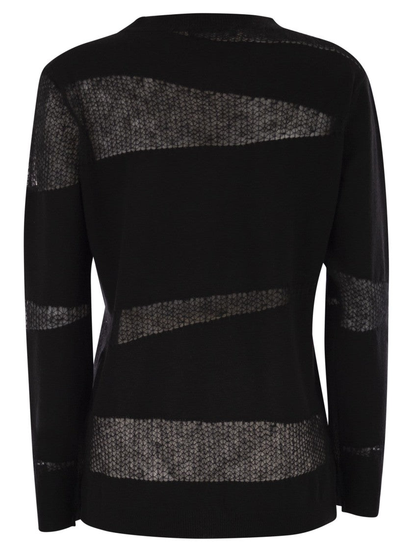 Fabiana Filippi Platinum Boat Neck Sweater