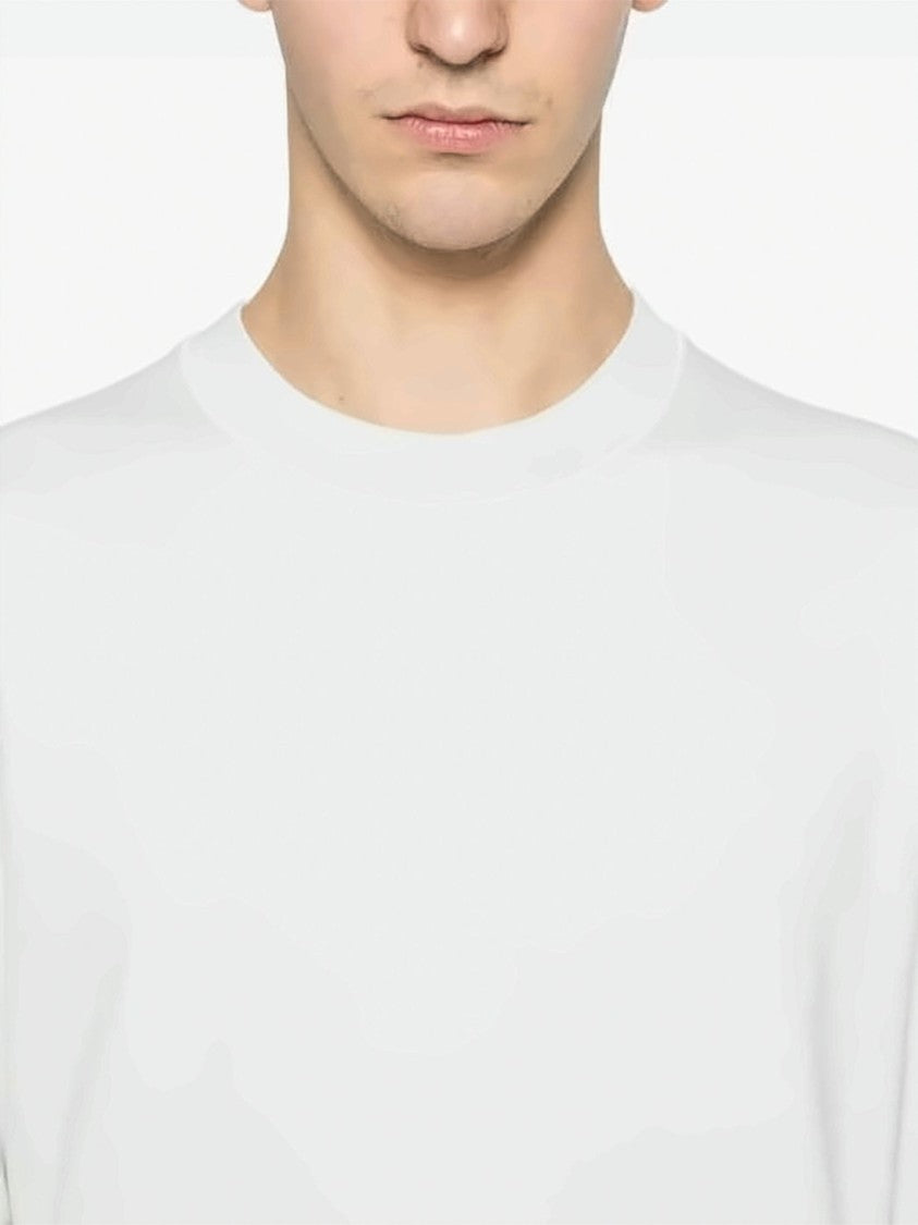 Stone Island Long-Sleeve Crewneck Sweatshirt With Compass Patch