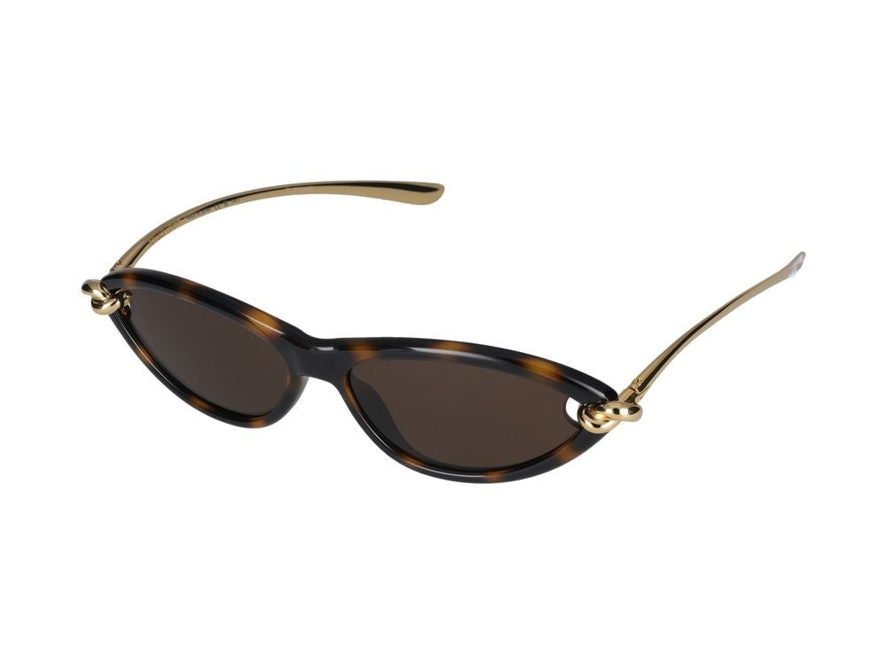 Bottega Veneta Sunglasses Bv1390s 002 Havana Gold Brown 56/14/145