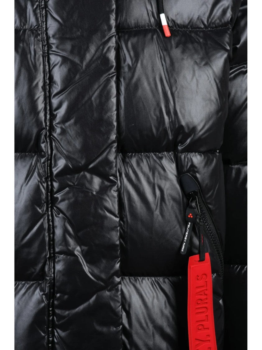 Peuterey Black Polyamide Kasha Down Jacket