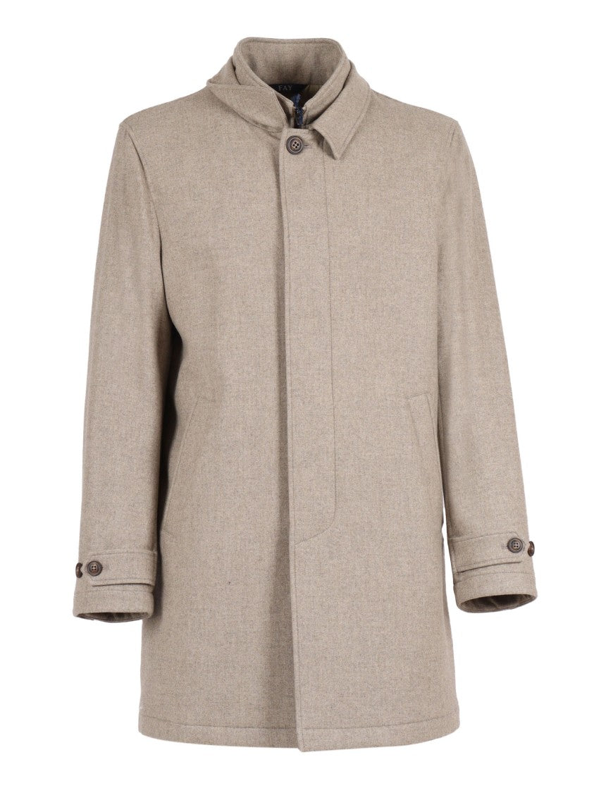 Fay Double-Breasted Men's Coat