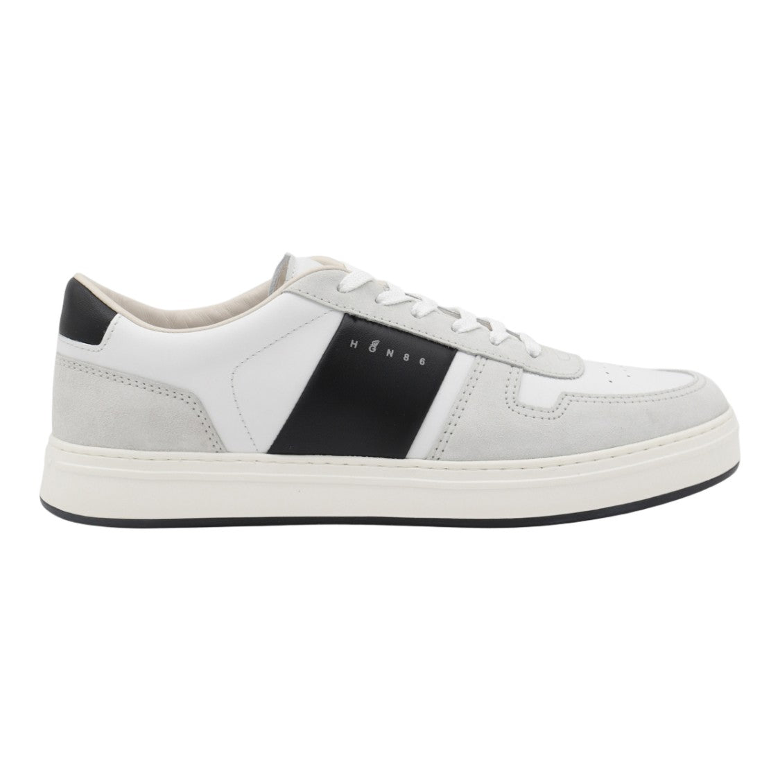 Hogan Low-Top Sneakers With Grey Suede Overlays