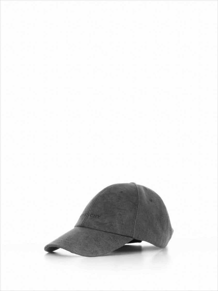 Givenchy Classic Grey Cotton Baseball Cap