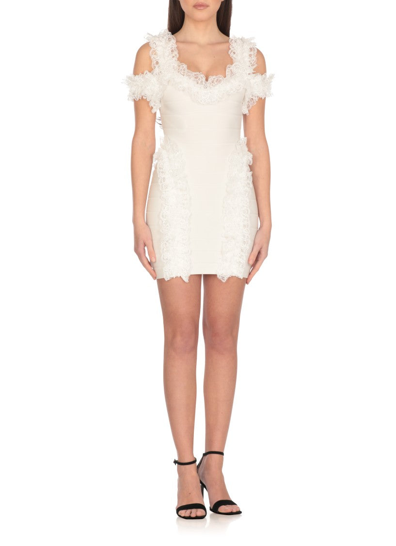 Self-Portrait White Self Portrait Viscose Blend