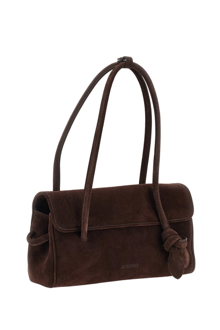 Jacquemus Brown Le Turismo Long Suede Shoulder Bag