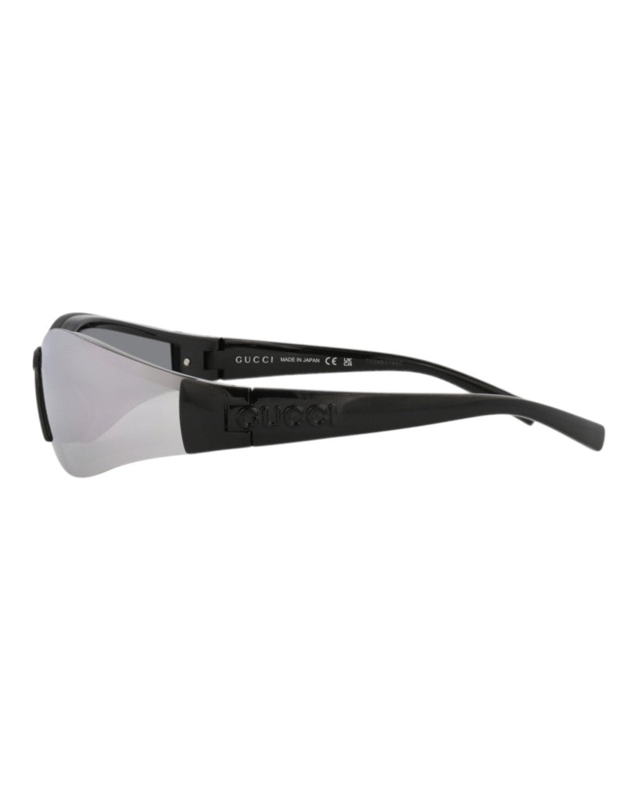 Gucci Shield-Frame Injection Sunglasses