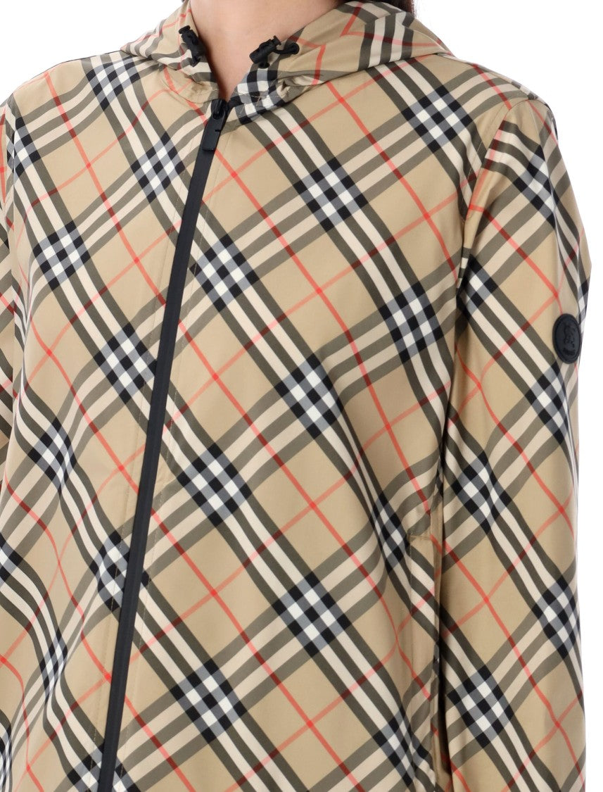Burberry Check Hooded Jacket
