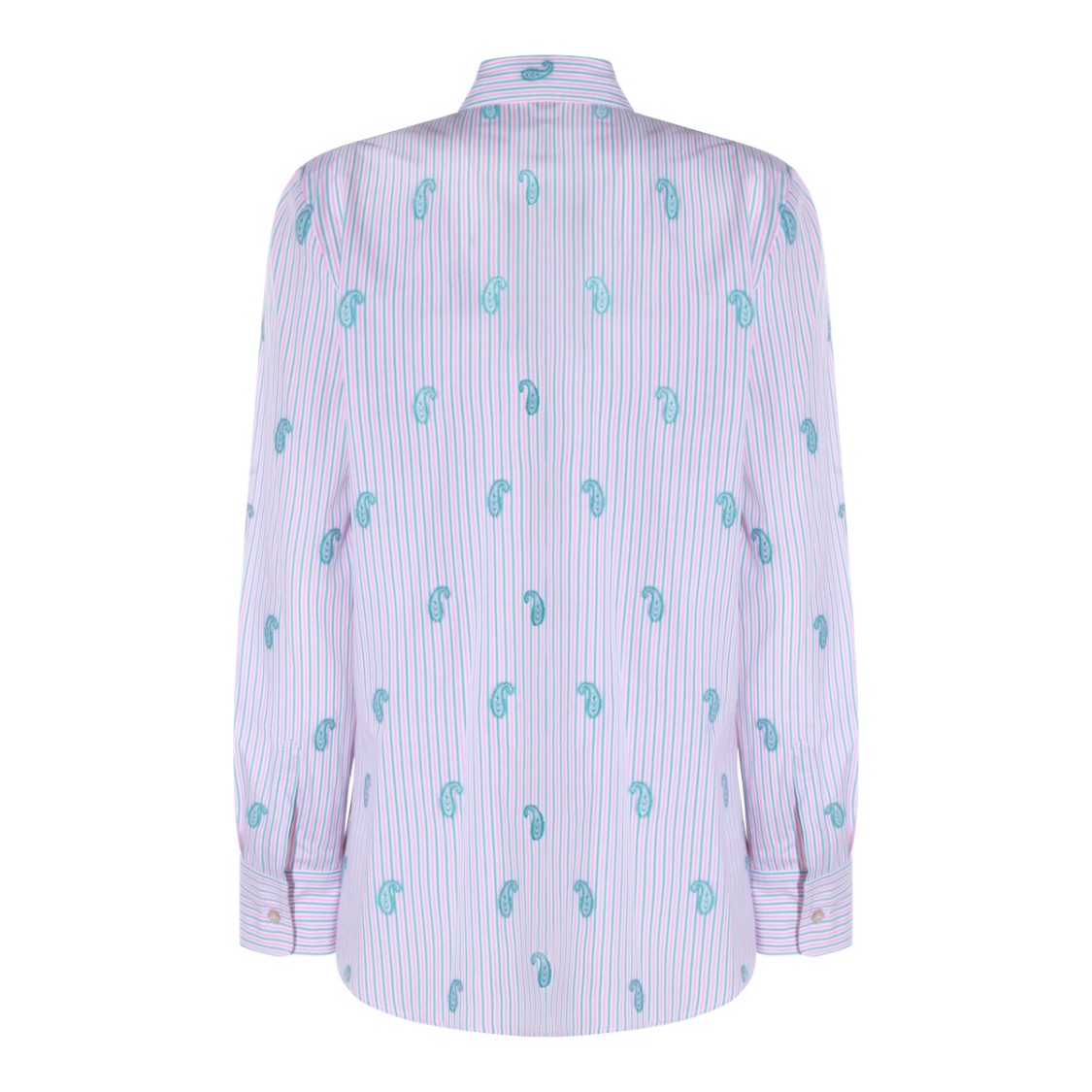 Etro Multicolor Cotton Buttoned Cuffs Shirt