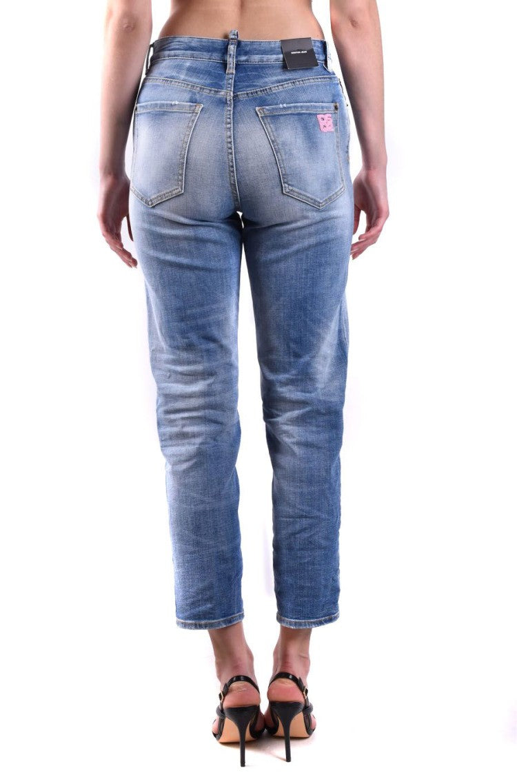 Dsquared2 Light Blue Cotton Jeans