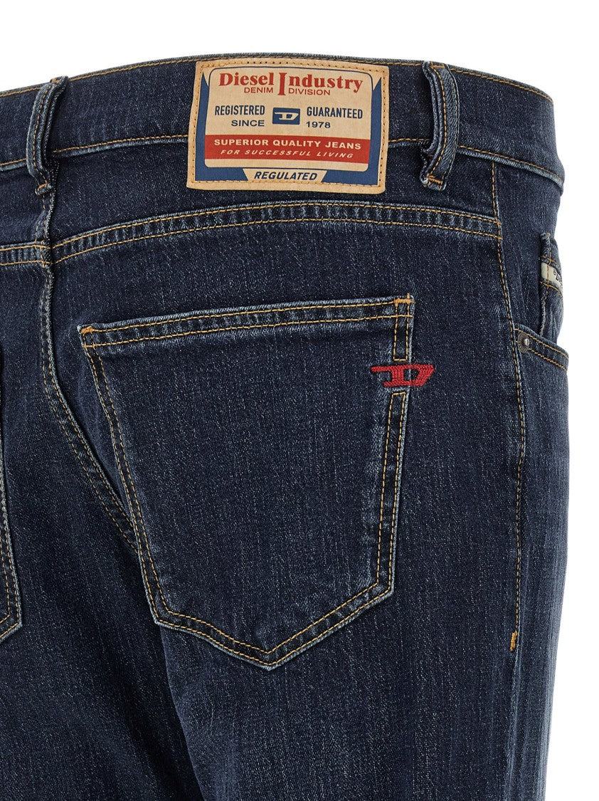 Diesel Mid-Waist Slim Fit Denim Jeans