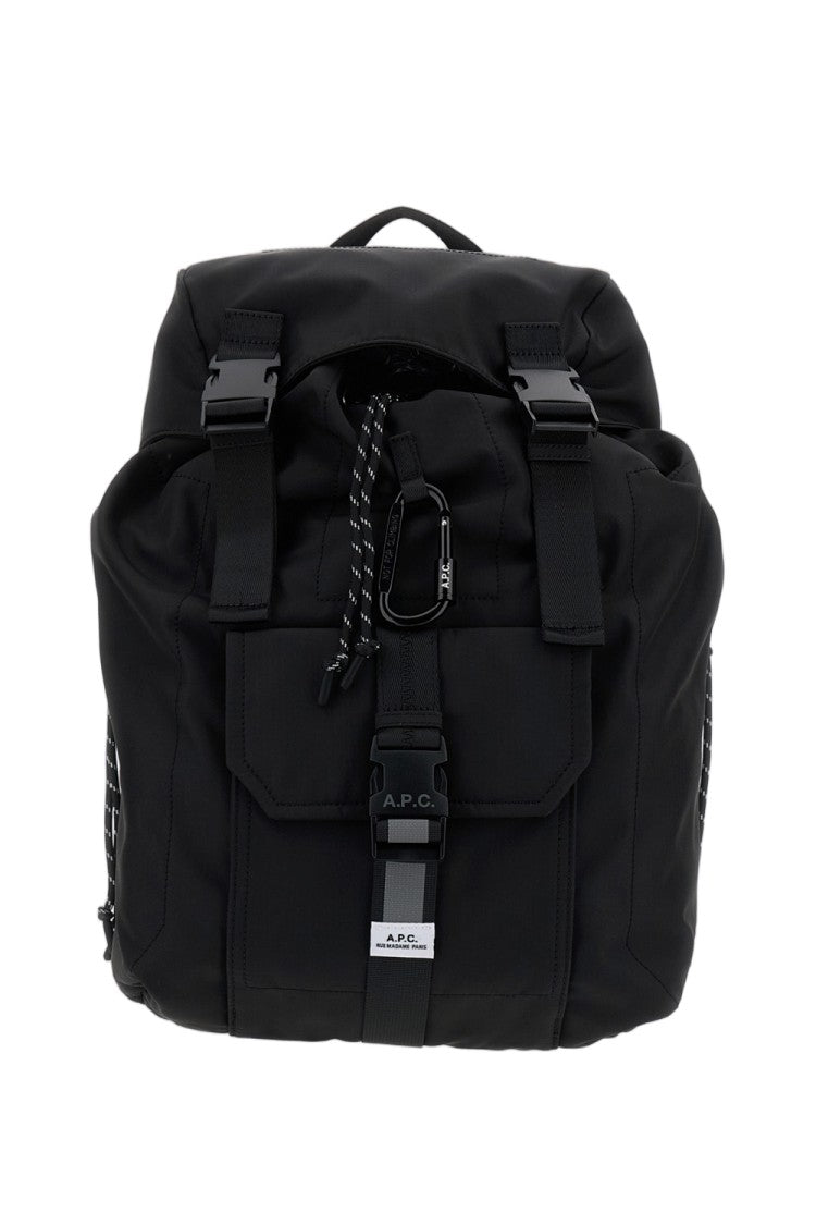 A.P.C. Trek 2.0 Backpack With Flap Closure And Padded Support