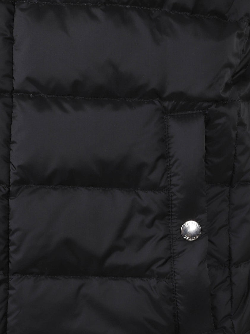 Tatras Sleeveless Padded Vest With Horizontal Quilting And Snap-Button Closure