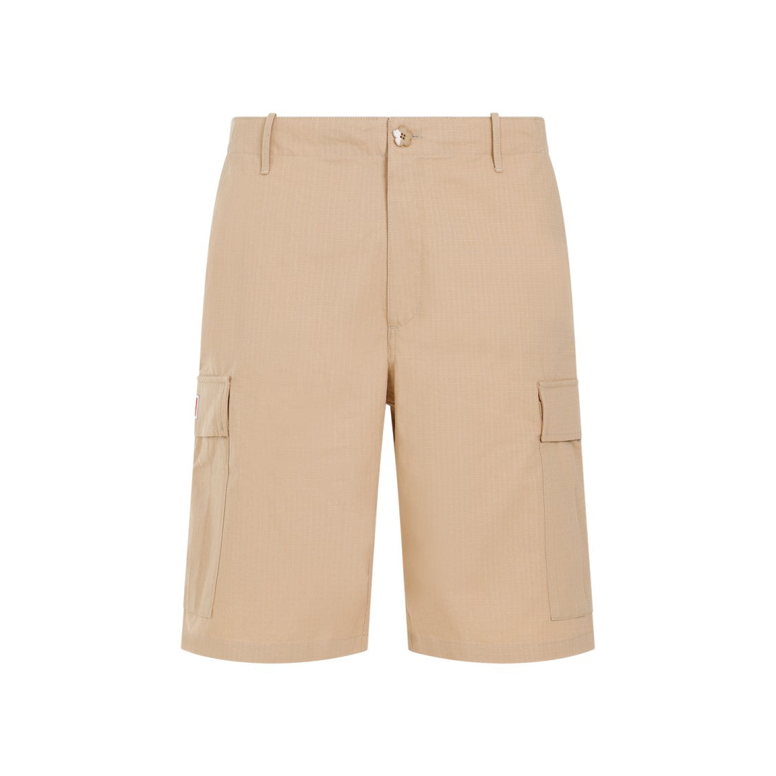 Kenzo Camel Cotton Workwear Shorts