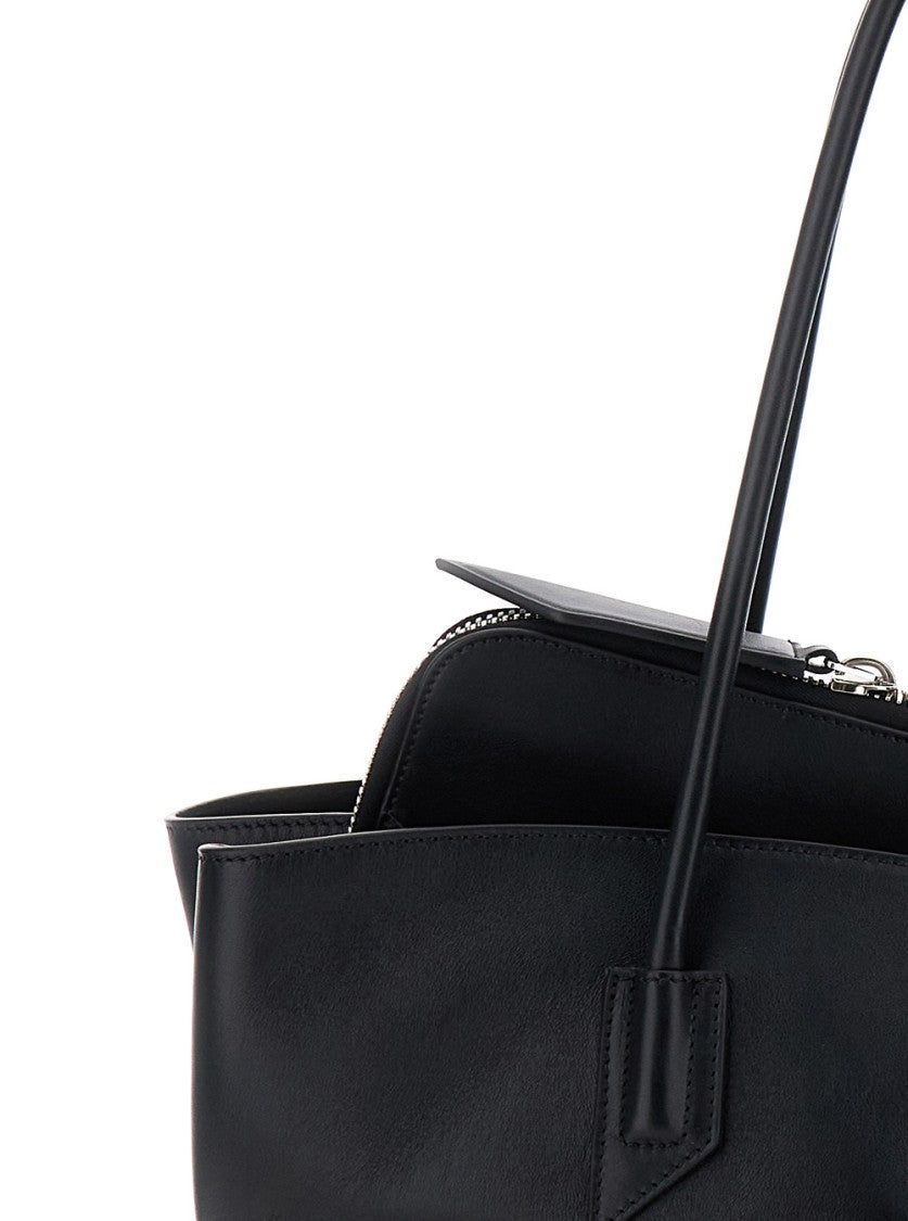 The Attico Passeggiata' Black Medium Shoulder Bag