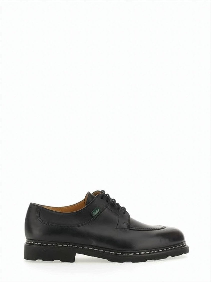 Paraboot Smooth Leather Dress Shoes With Classic Detailing
