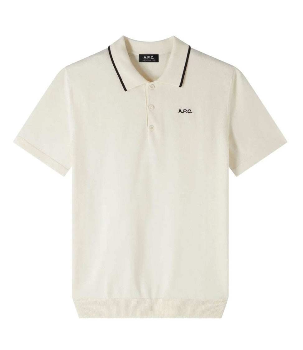 A.P.C. Polo Shirt With Contrast Piping