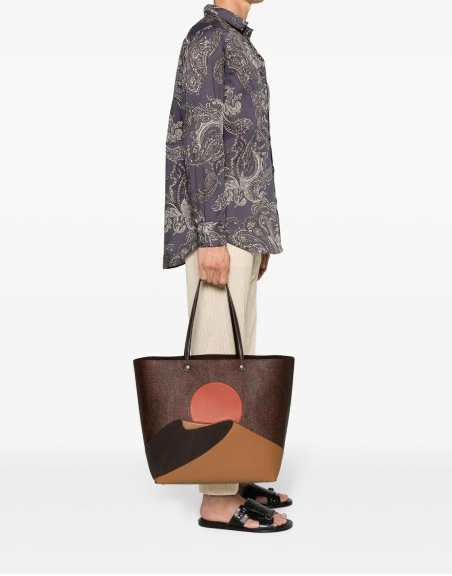 Etro Paisley-Print Essential Maxi Tote Bag