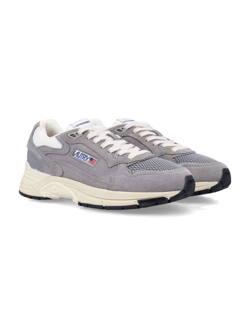 Autry Hyperway Mesh & Suede Grey Sneakers