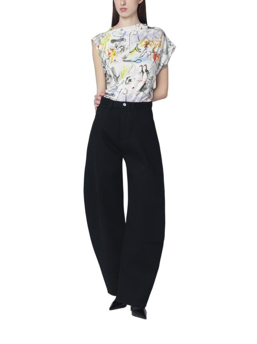 Vivienne Westwood Abstract Print High Neck Top