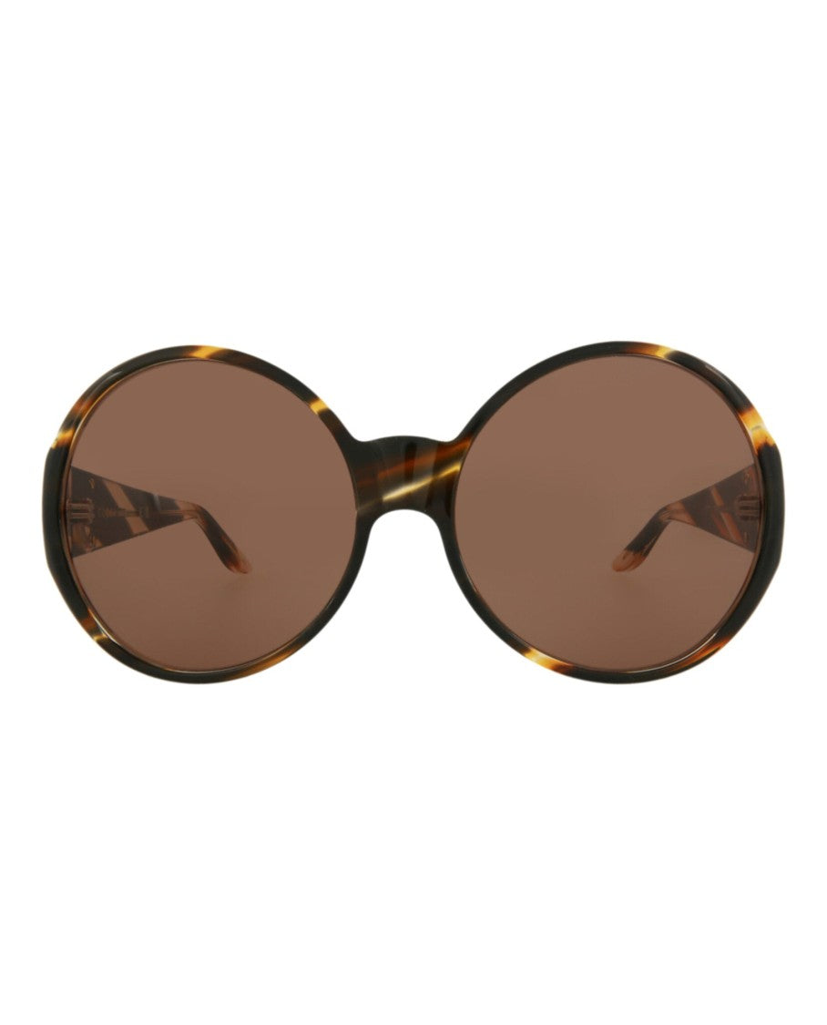 Gucci Round-Frame Acetate Sunglasses