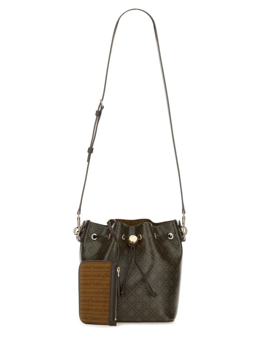 Tory Burch Monogram T Bucket Bag