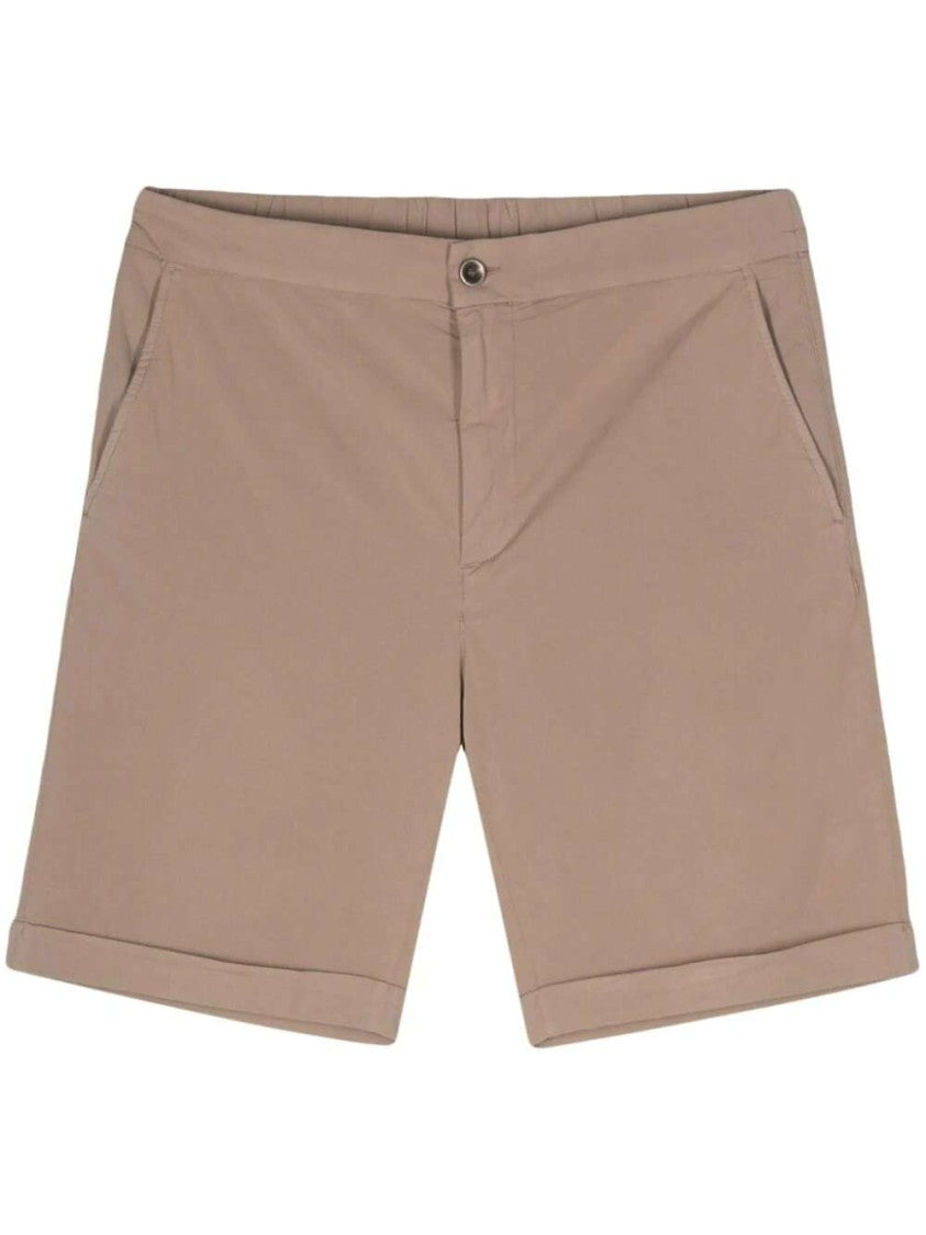 Peserico Beige Cotton Bermuda Shorts