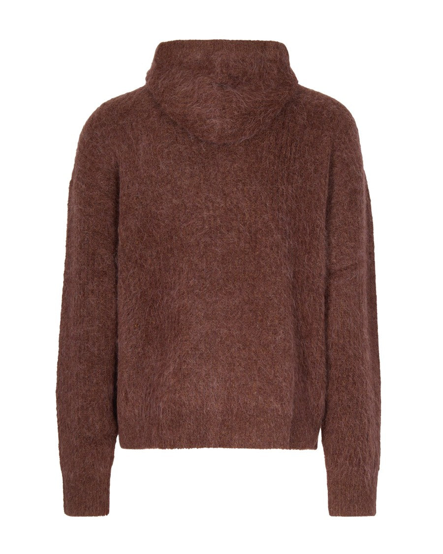 Cycle Brushed Ribbed Alpaca Blend Hoodie