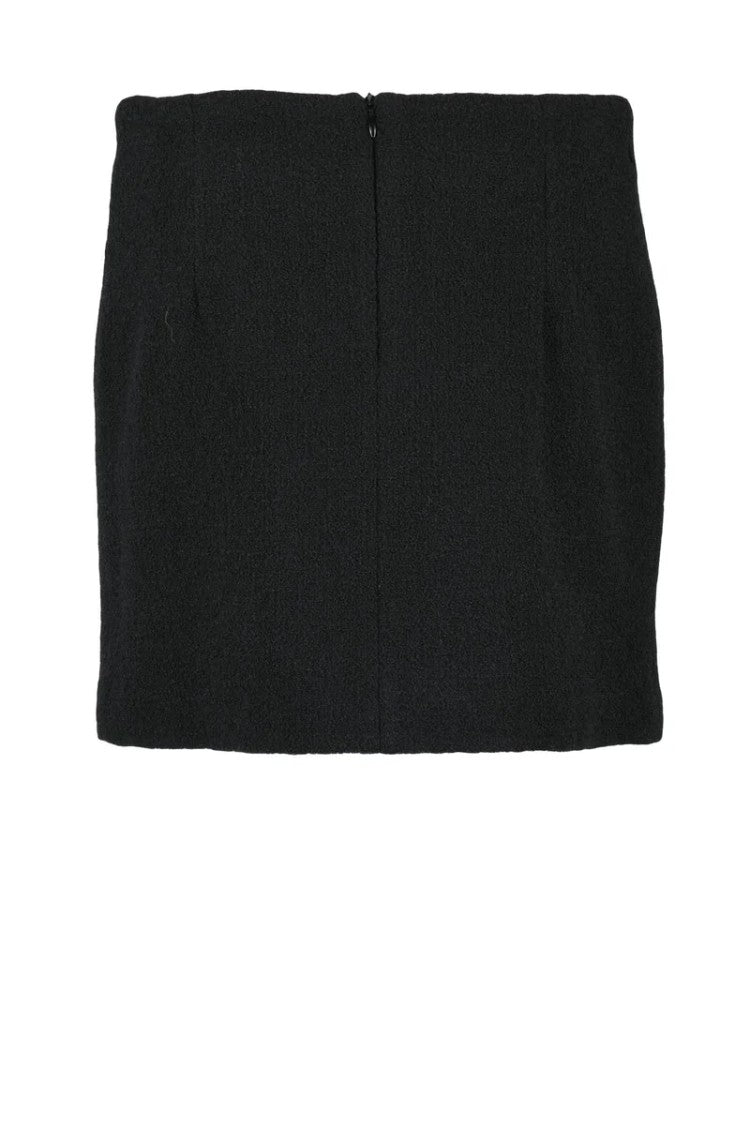 Tagliatore Mini Bouclé Skirt - Black