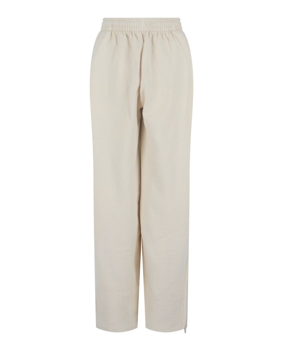 Balenciaga High-Rise Tapered Sweatpants With Drawstring And Zip Vents