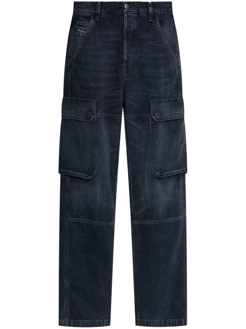 Diesel `D-Pot-Cargo` 5-Pocket Jeans
