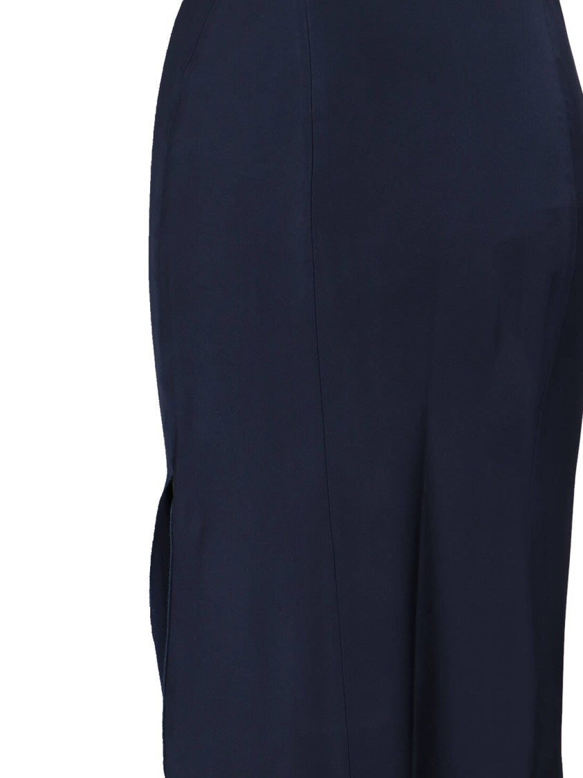 Victoria Beckham Minimalistic Dress With Refined Silhouette