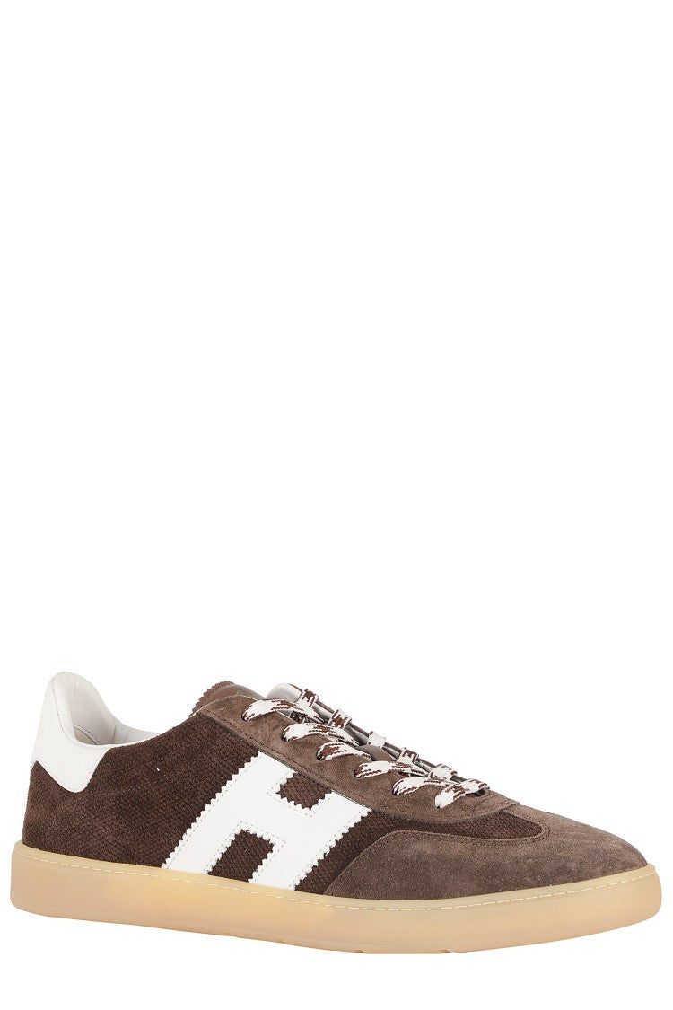 Hogan Brown Cool Laced Suede Sneakers