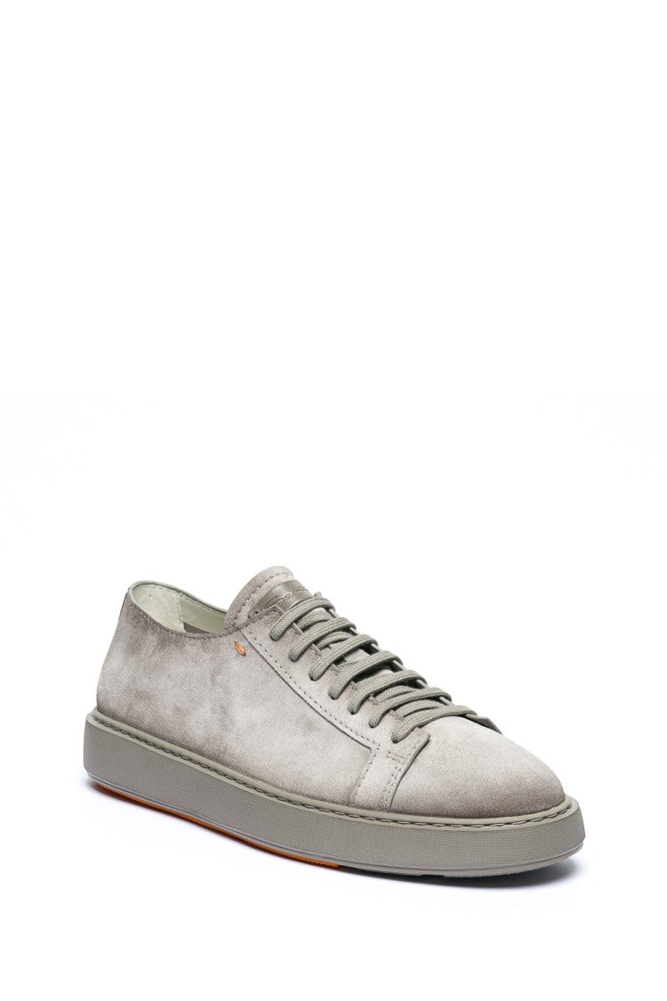 Santoni Cleanic Model Suede Sneakers