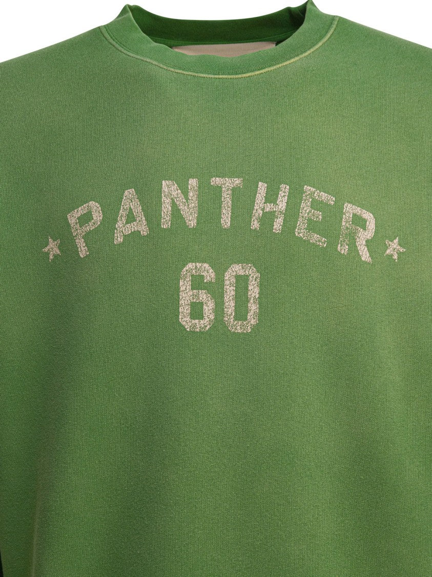 Valentino Vintage-Inspired Green Cotton Sweatshirt