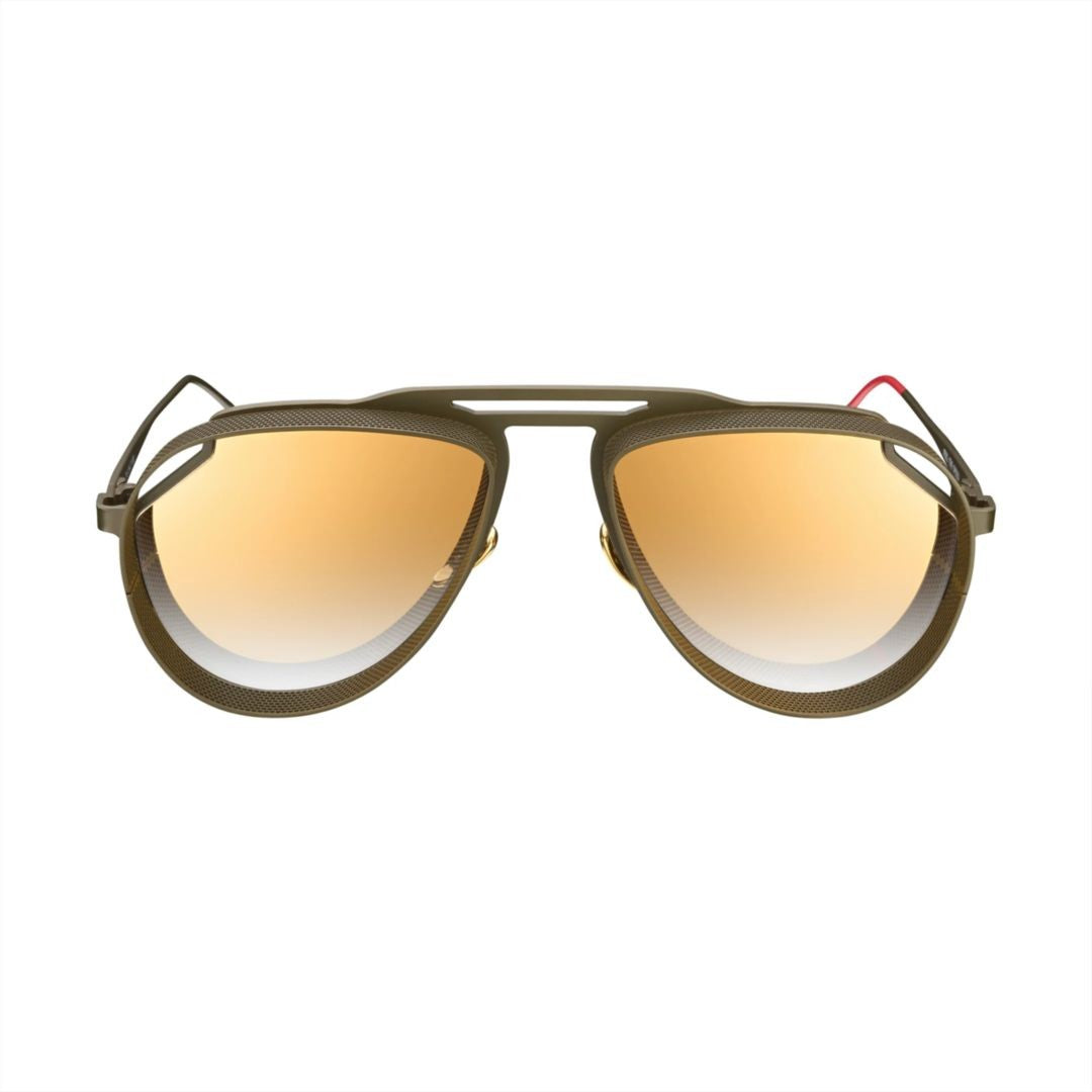 Vysen T-6 Aviator-Inspired Sunglasses With Textured Frame And Gradient Lenses